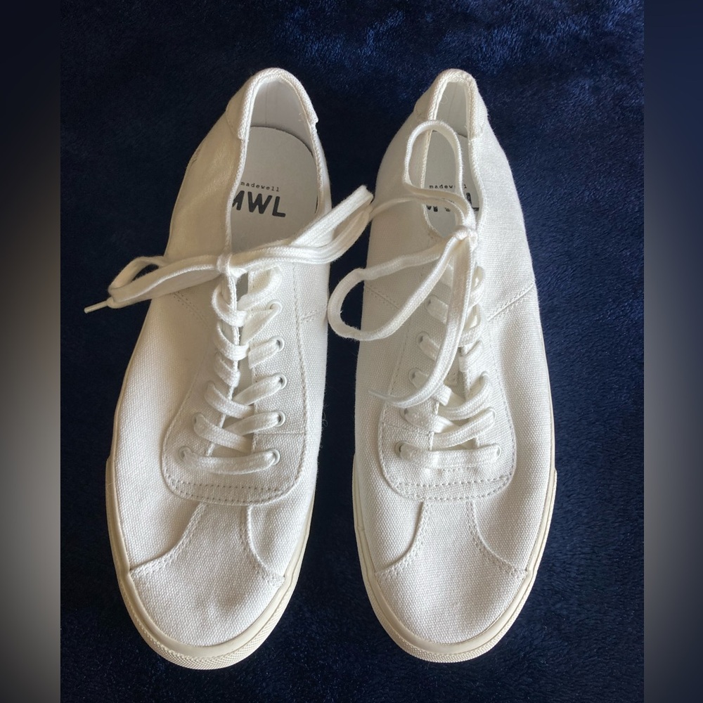 Madewell Sidewalk Low-Top Sneakers in (Re)sourced Canvas